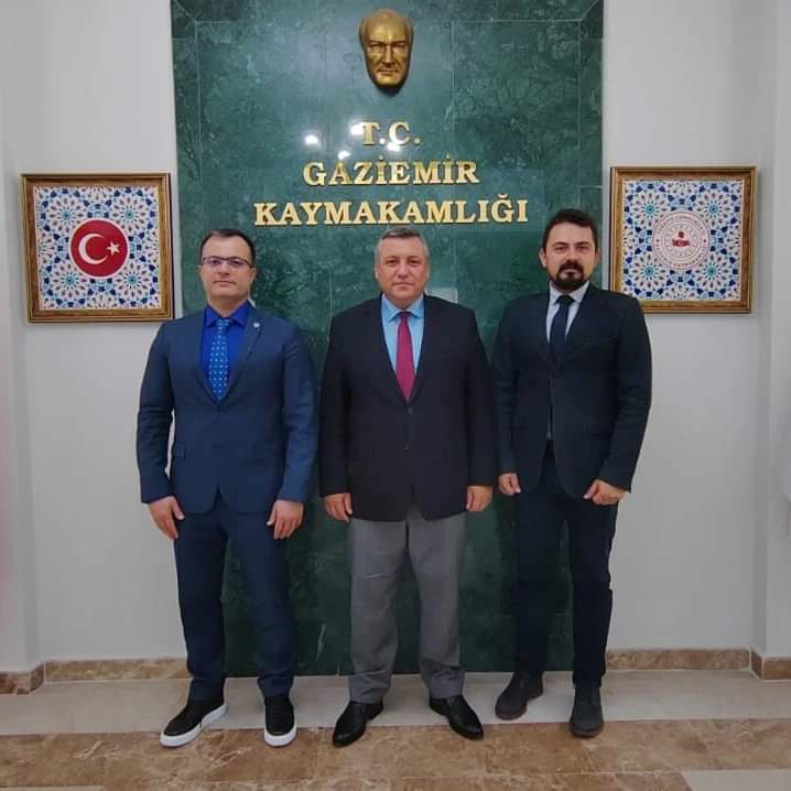 Havacılık Meslek Yüksek Okulu Müdürü Doç. Dr. Rüstem Barış Yeşilay Kaymakamımız Kudret Kurnaz'a Hayırlı Olsun Ziyaretinde Bulundu.  