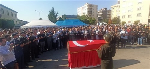 Şehit İstihkam Astsubay Çavuş  Batuhan ŞİMŞEK Törenle toprağa Verildi.