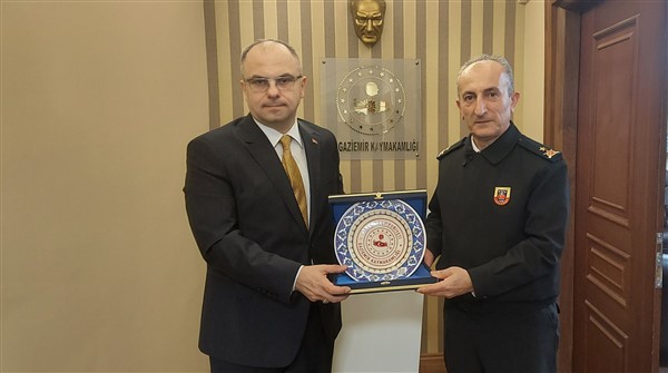 İl Jandarma Komutanı Tuğgeneral Osman KILIÇ Kaymakamlığımızı ziyaret etti.